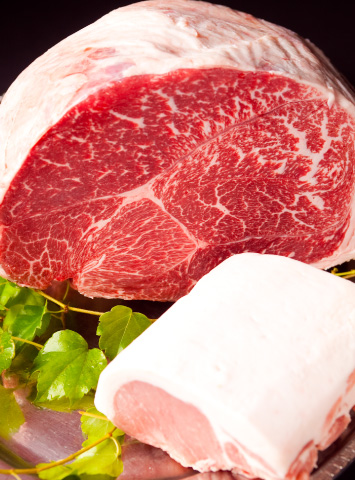 「牛肉・鶏肉・豚肉」